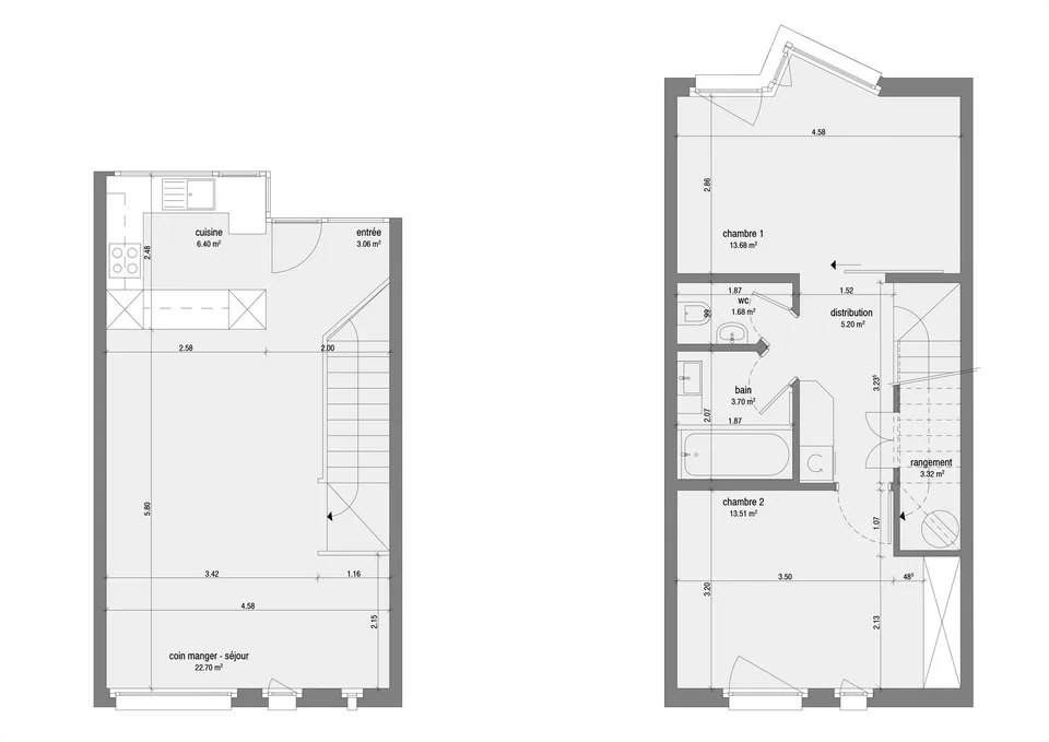Duplex di 3.5 locali nel cuore della città! – foto 7 di 7