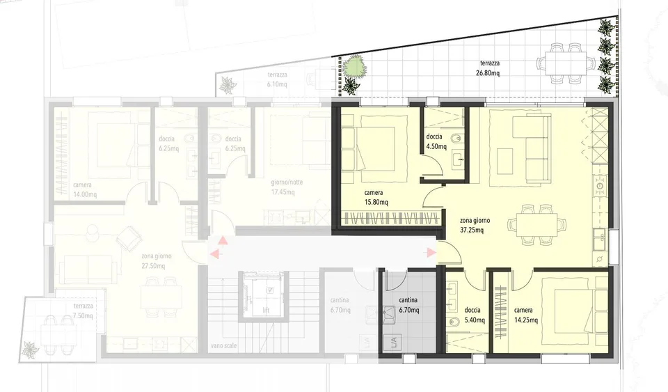 Residenza AGLA - Vivere il centro con stile: esclusivo 3.5 locali d...