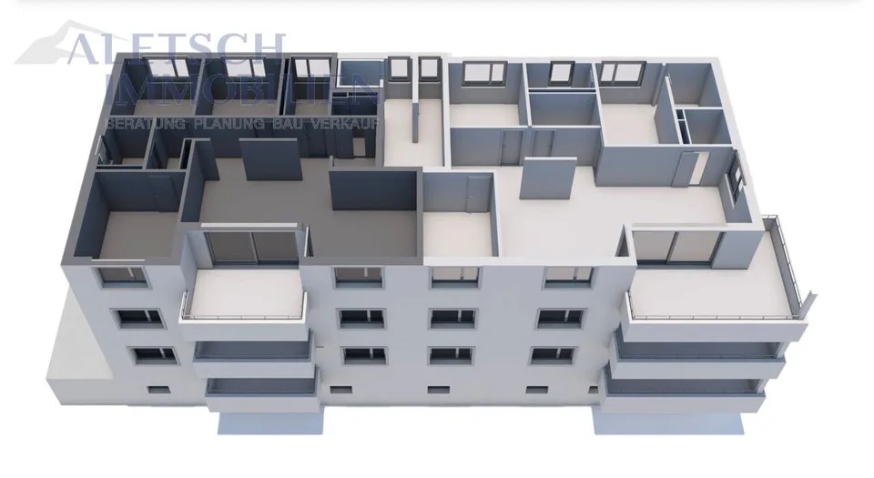 4.5-Zimmerwohnung mit grosser Loggia und Weitblick