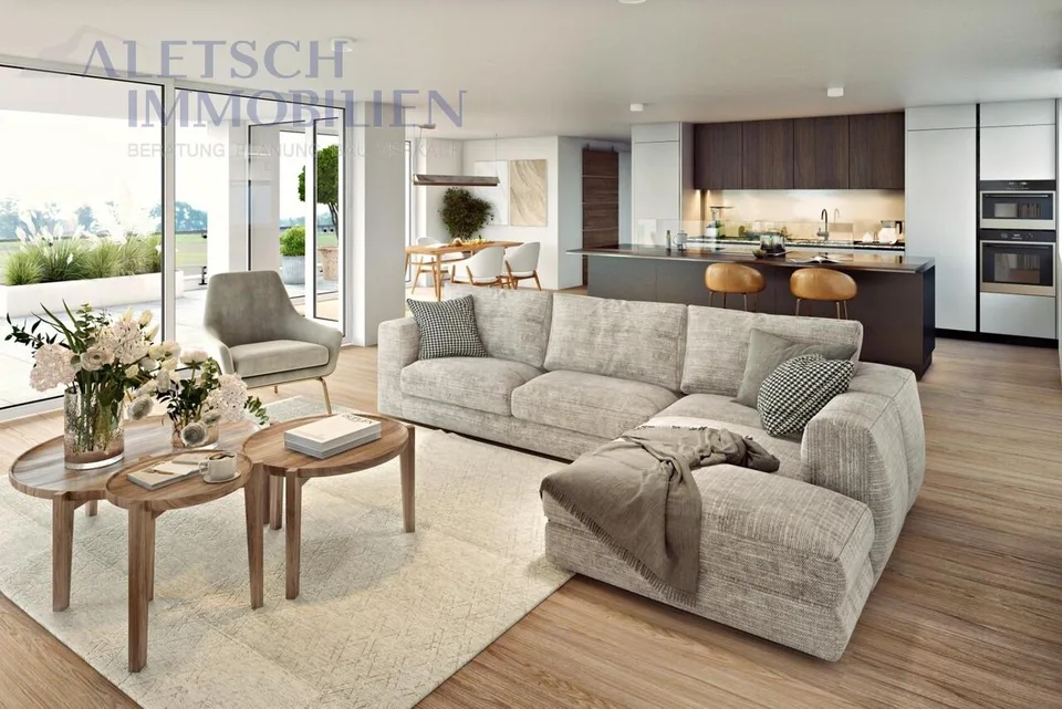 4.5-Zimmerwohnung mit grosser Loggia in Steg