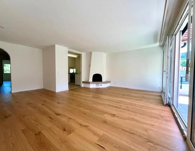 Neu renovierte Wohnung mit Cheminée auf oberster Etage