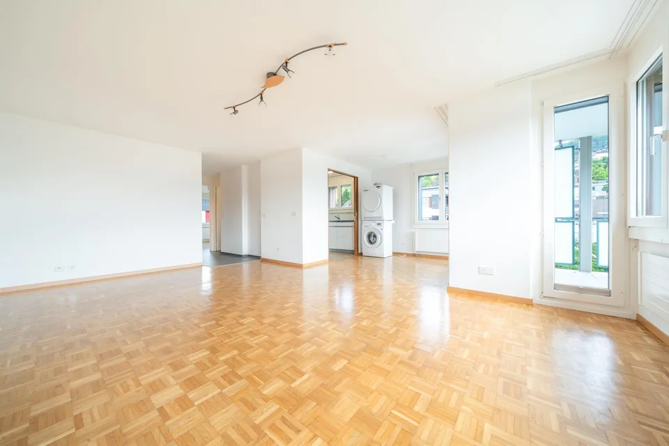 Zentral gelegene Wohnung mit Weitsicht