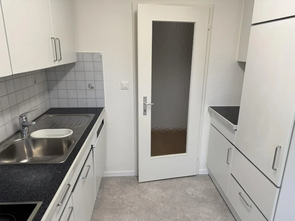 3-Zimmerwohnung mit Balkon, Sitzplatz und Blick ins Grüne