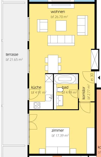 Topmoderne Singlewohnung an vorteilhafter Lage – Foto 8 von 8