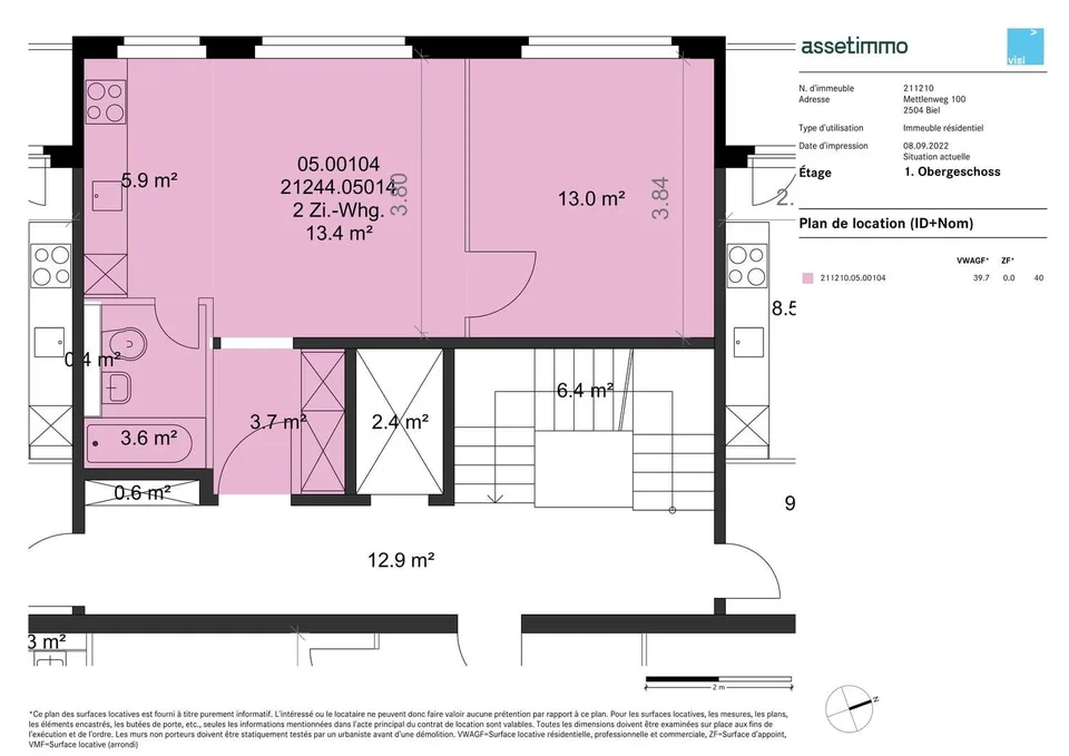Gemütliche 2-Zimmerwohnung im Grünen