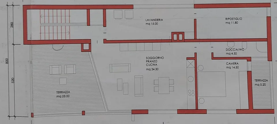Losone - geräumiges 2-Zimmer-Attikapartment (Ref. 1514-3) – Foto 16 von 16