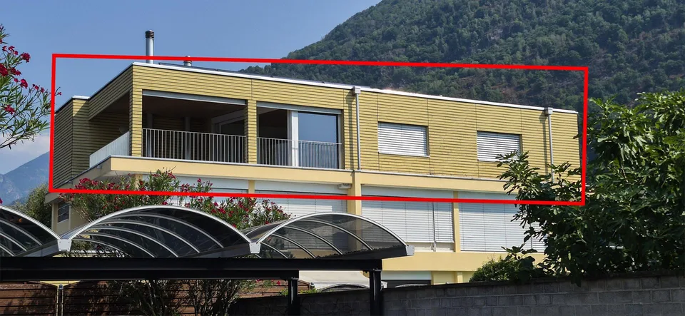 Losone - geräumiges 2-Zimmer-Attikapartment (Ref. 1514-3) – Foto 15 von 16