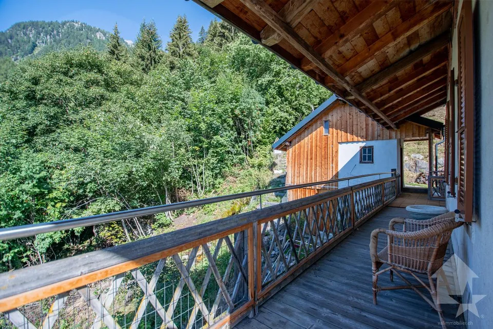 Duplex avec vue exceptionnelle sur le glacier du Trient