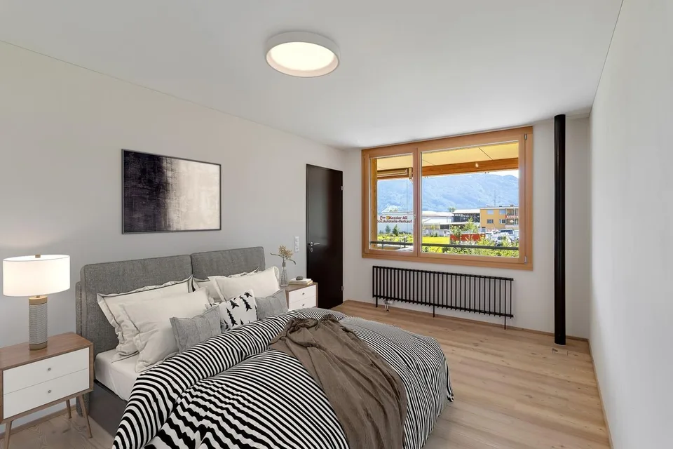 Moderne Attikawohnung mit Weitsicht