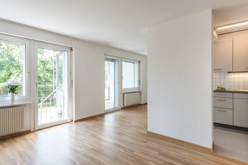Gemütliche Erdgeschosswohnung mit schönem Sitzplatz und Wohlfühlcha...