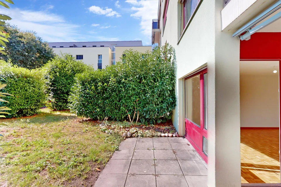 Three-room apartment on the ground floor