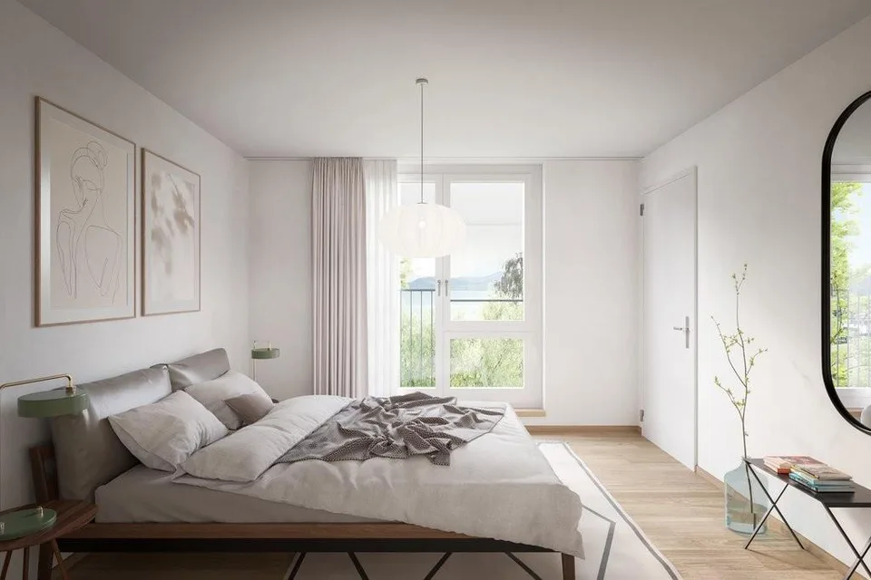 Moderne 2.5 Zimmerwohnung mit grosszügigem Balkon an zentraler Lage.