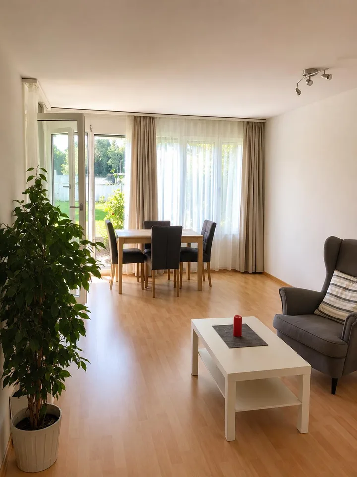 Appartamento 2 camere con area giardino