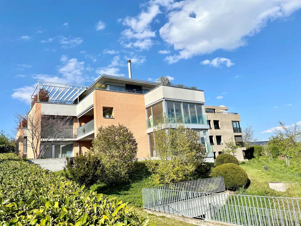 Exklusive Gartenwohnung 113m2 mit Aussicht an schöner Hanglage