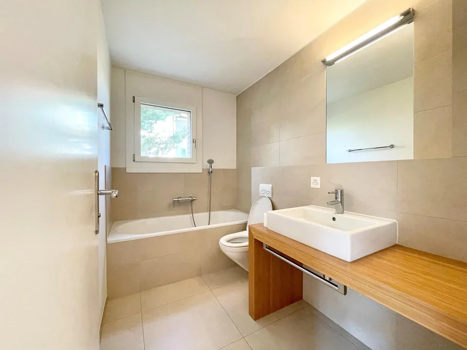 Exklusive Gartenwohnung 113m2 mit Aussicht an schöner Hanglage