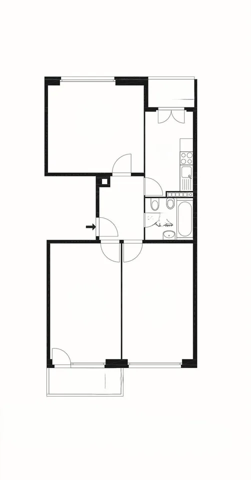 attraktive 3-Zimmerwohnung an ruhiger Lage