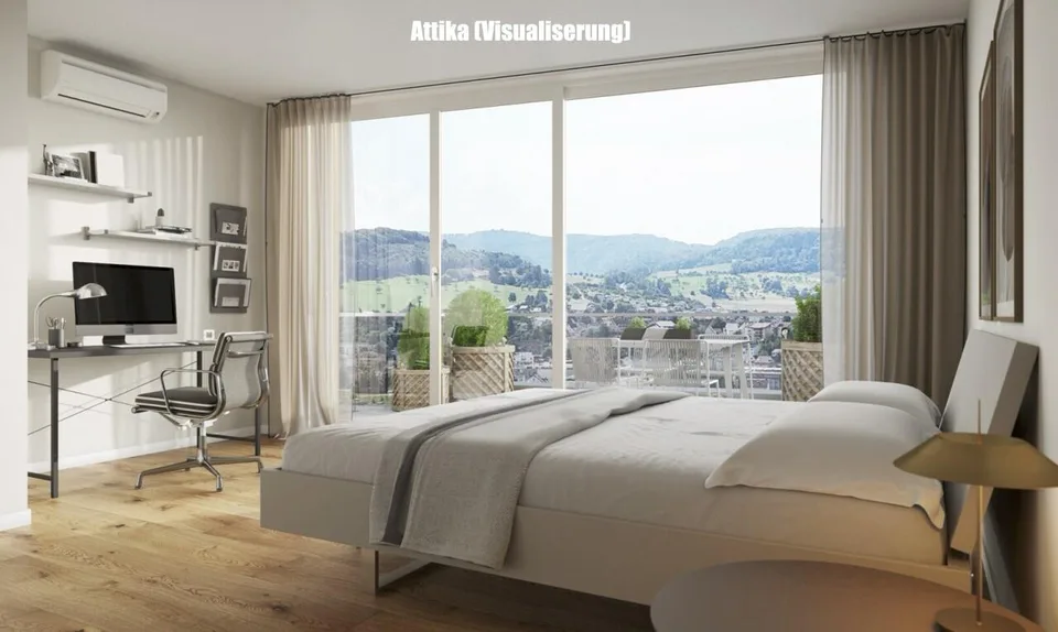 Maison d'angle avec attic, jardin et vue panoramique