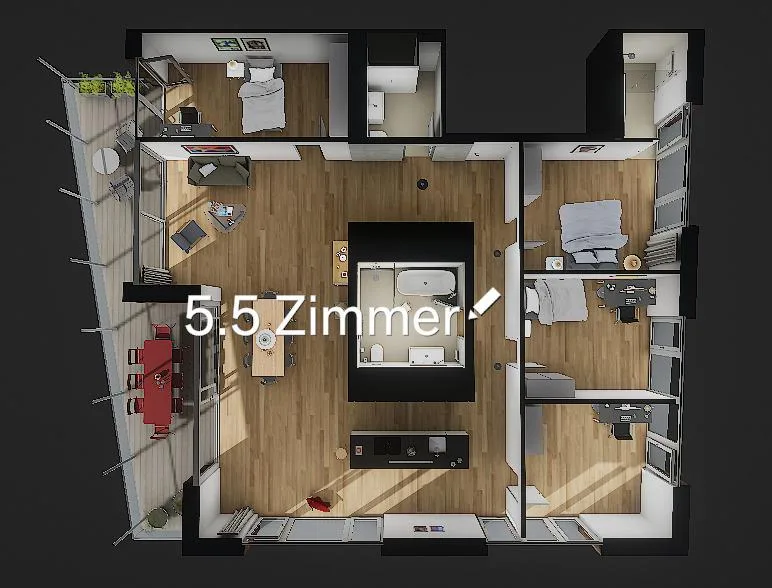 4.5 Zimmer Wohnung in Arlesheim – Foto 9 von 11