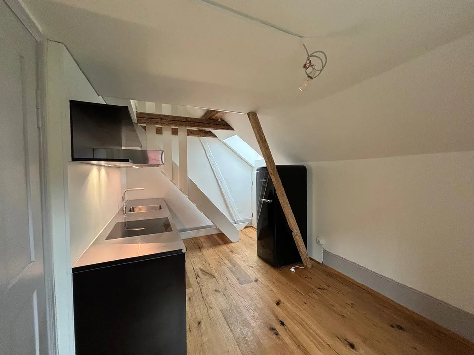 Moderne 2-Zimmergaleriedachwohnung im Weissenbühlquartier