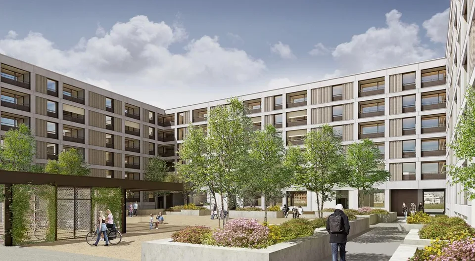 Moderne, helle 3.5 Zi. Wohnung mit Weitblick im Glattpark, ruhige Lage