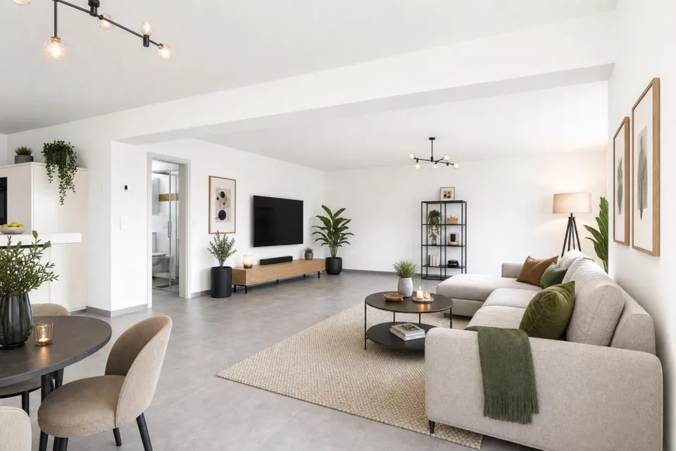 moderne Wohnung mit wundervoller Terrasse und Carport für zwei Fahrzeuge