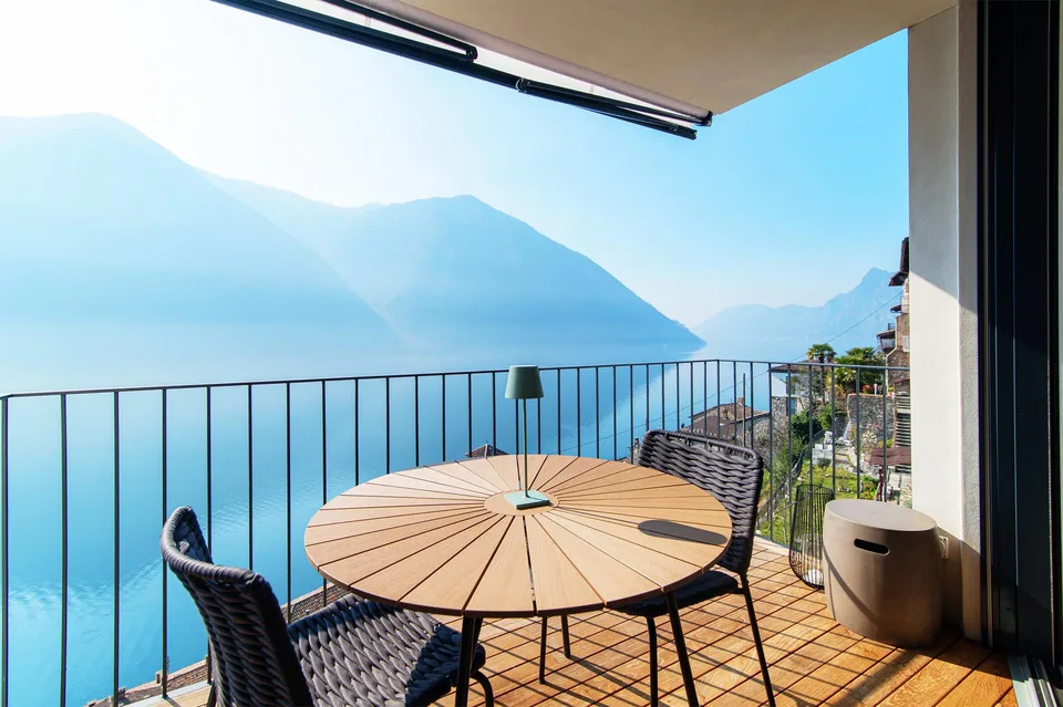 FANTASTICO APPARTAMENTO 3.5 LOCALI ARREDATO - CON SPLENDIDA VISTA SUL LAGO DI LUGANO – foto 6 di 12