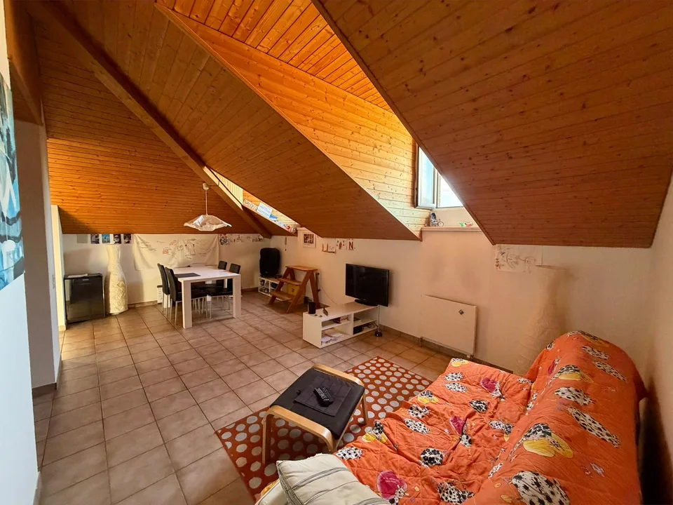 Bellinzona – Zentral gelegenes 2.5-Zimmer-Apartment mit Aufzug und sichtbaren Holzdecken – Foto 6 von 7