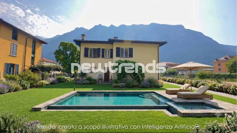 Villa indipendente con giardino privato e vista aperta su montagne – foto 22 di 23