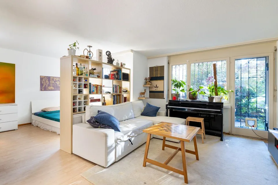 Zürich: Gartenwohnung mit Gestaltungspotenzial