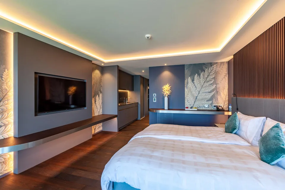 5-Sterne Wohnen: Studio-Apartment mit Hotelservice und Wellness