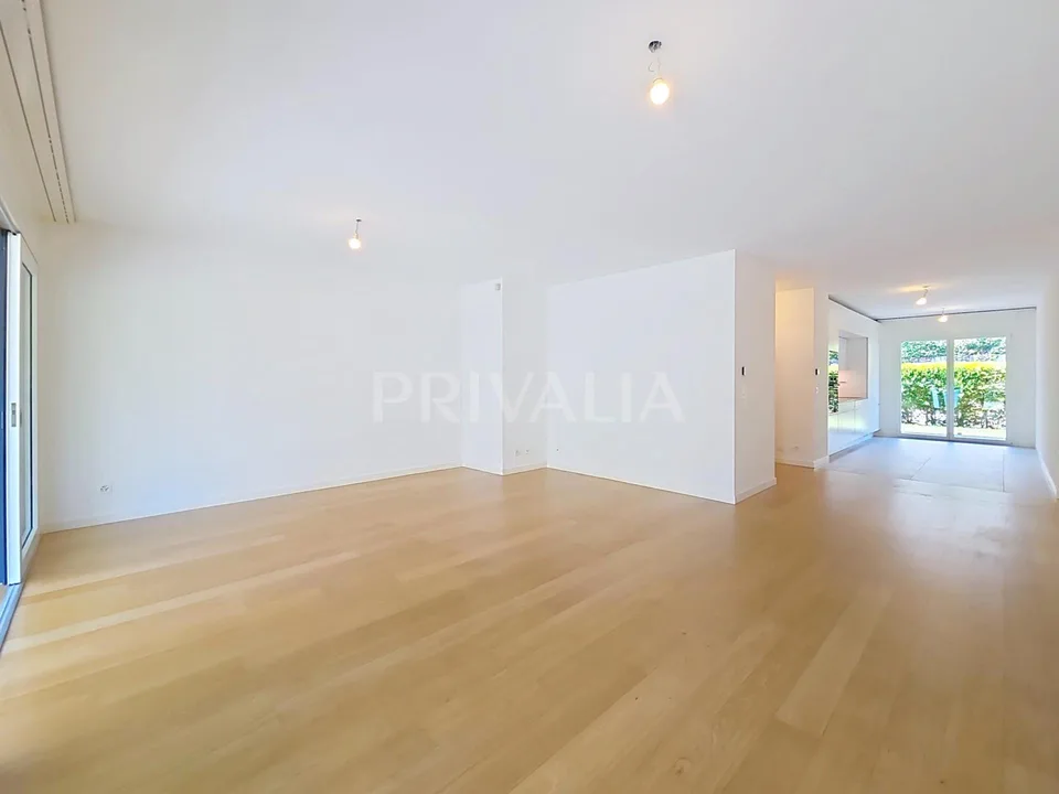 Bel appartement de 4.5 pièces au rez-de-chaussée avec jardin