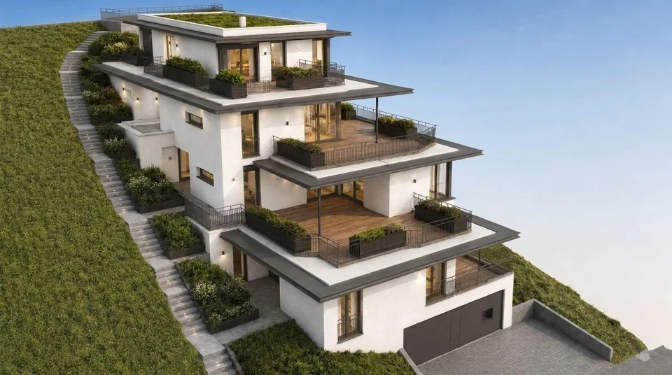 Erstbezug in Beringen: 4.5-Zimmer-Terrassenwohnung mit 80 m² Terras...