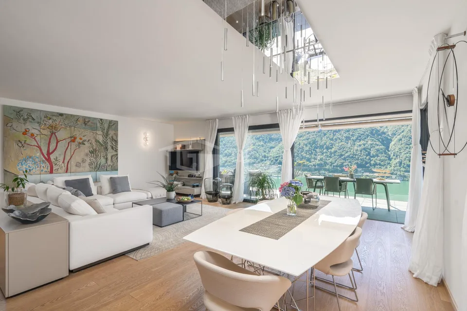 ESCLUSIVO APPARTAMENTO DI 3.5 LOCALI CON VISTA LAGO