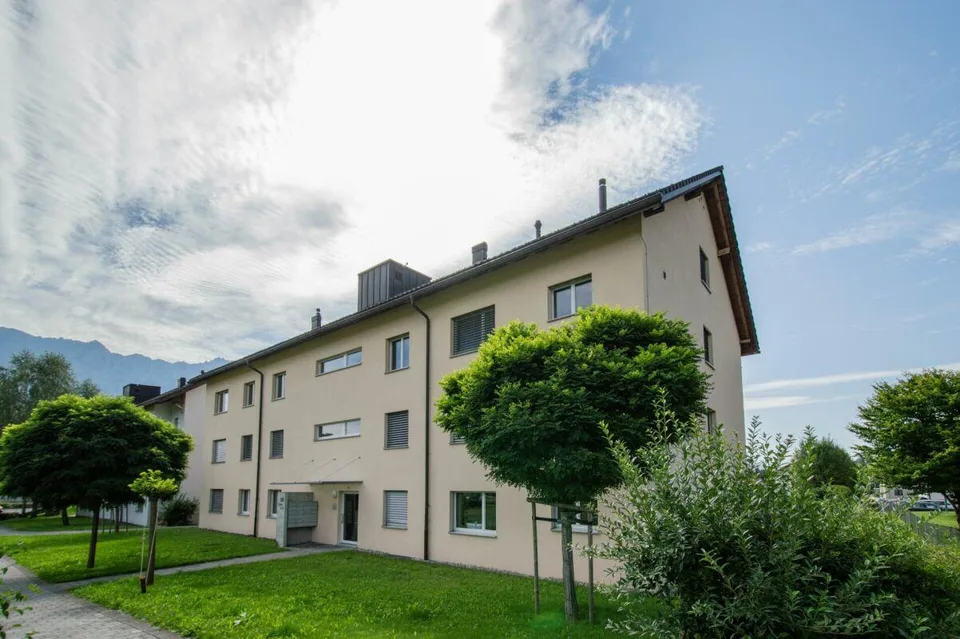 Tiefgaragenparkplatz in Buchs