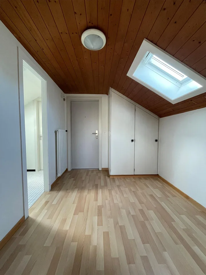 Praktische 1.5-Zimmer-Dachgeschosswohnung im Speicher!