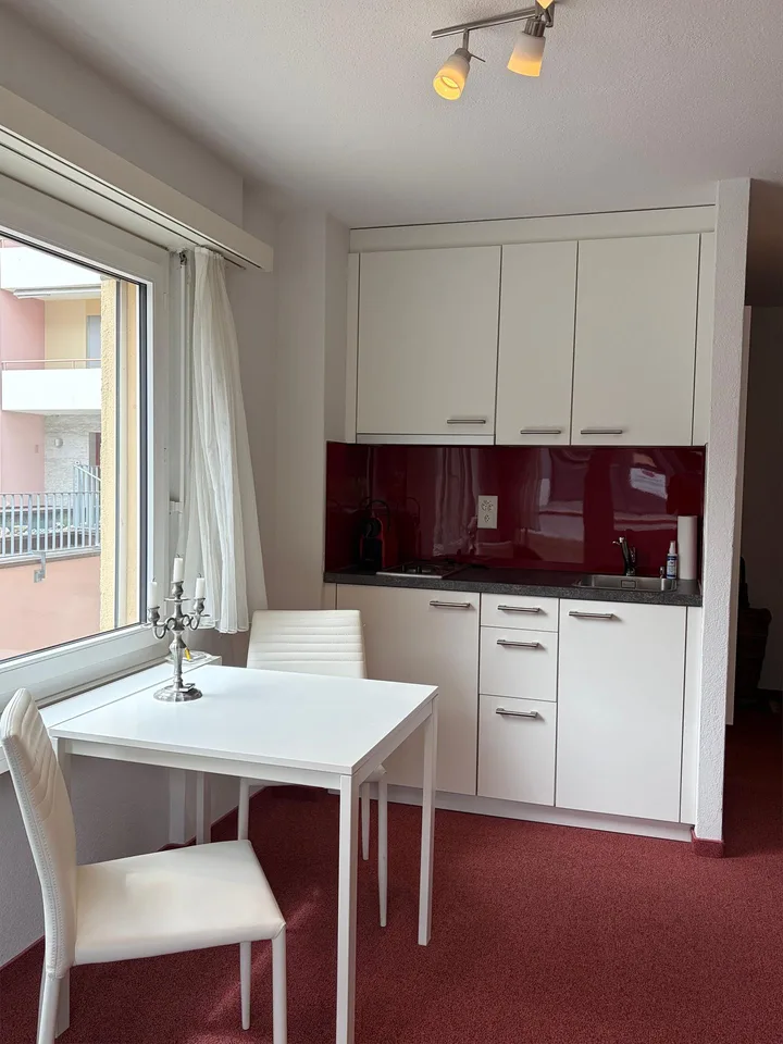 4-room studio package with balcony and mountain view in Arosa