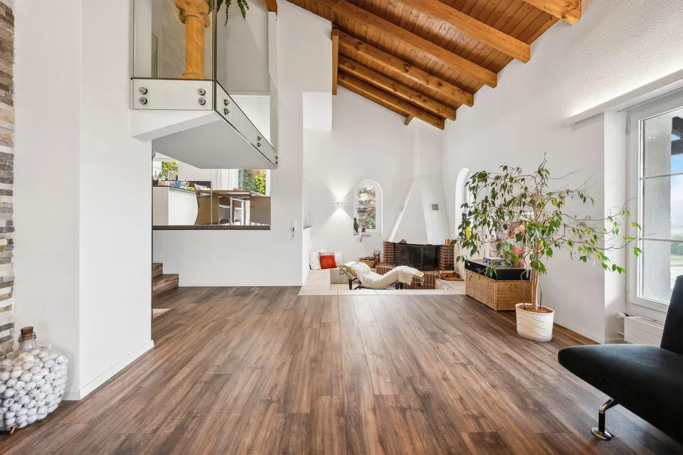 Habitation exclusive avec vue : Maison unifamiliale avec annexe