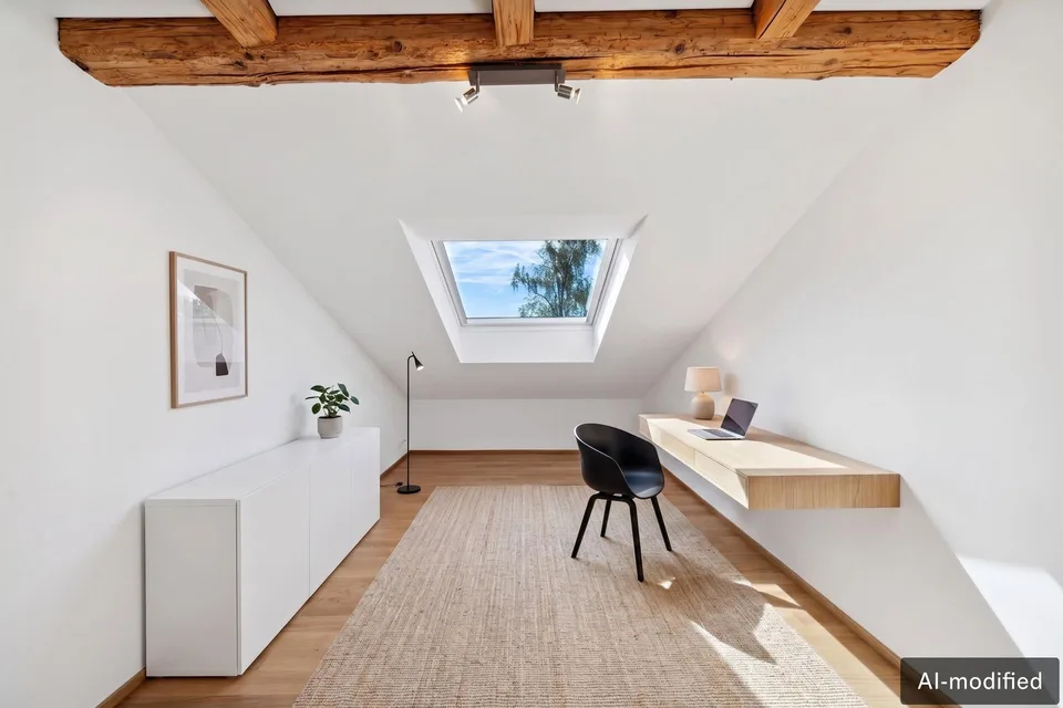 Unique attic apartment with panoramic view - charming living in the