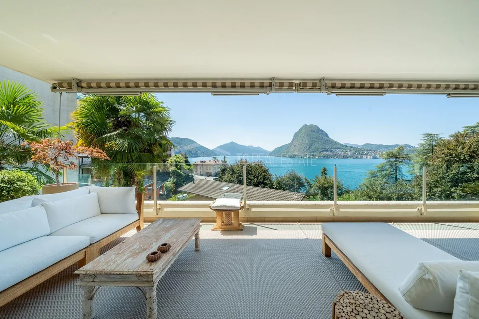ELEGANZA CONTEMPORANEA CON VISTA LAGO A CASTAGNOLA. 3,5 LOCALI – foto 12 di 13