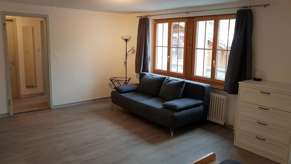 Möblierte 1-Zimmer-Wohnung im Zentrum von Adelboden