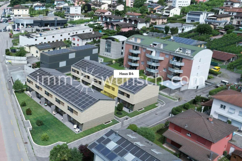 Modernes 4 ½ Zimmer-Neubau in Gordola: Haus B4 inkl. 2 Parkplätze