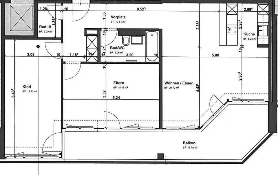 Appartamento di 3,5 locali stiloso ad Allschwil – foto 9 di 9