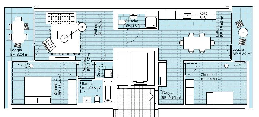 Moderne und helle 2.5 Zimmer im Lehenmatt-Quartier – foto 9 di 9