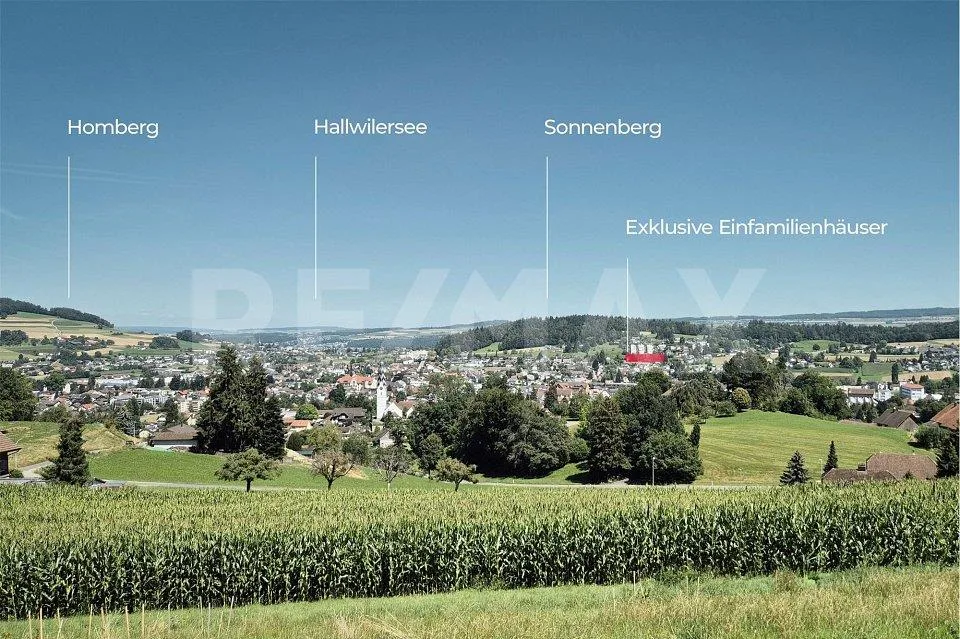 exklusives Minergie-Einfamilienhaus (Haus 5): mit Weitblick, Terras...