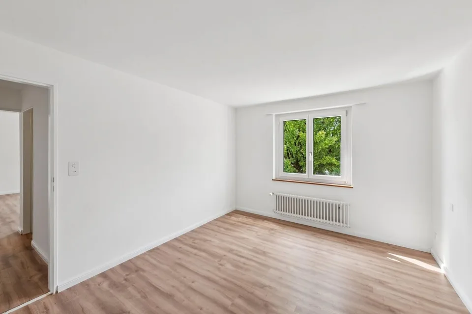 2-room apartment on the ground floor freshly refurbished in a quiet location