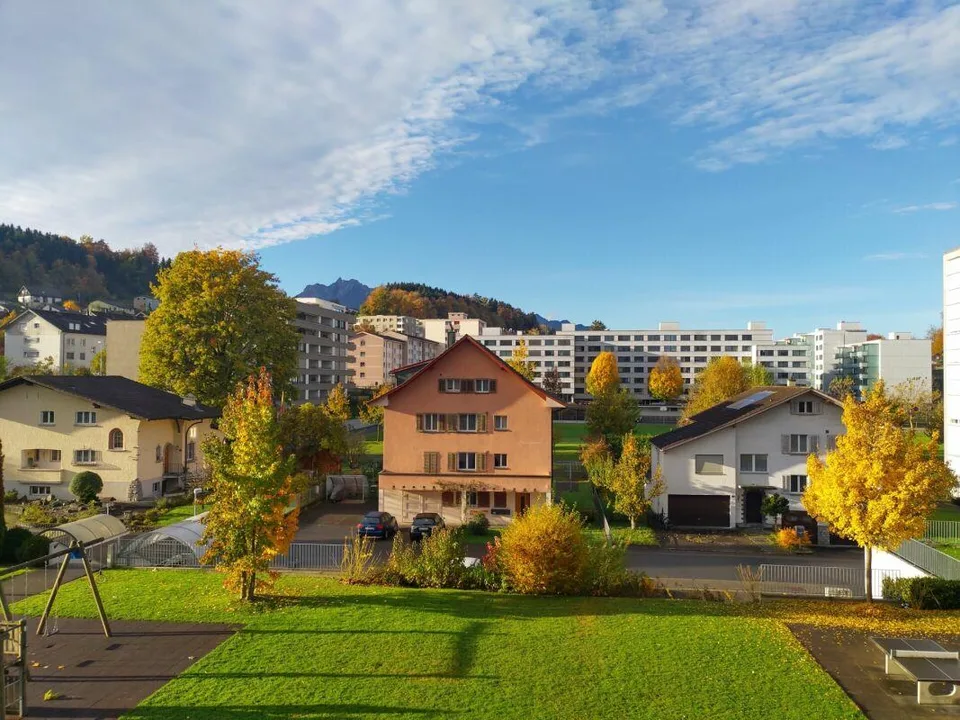 Renovierte Wohnung mit Sicht auf den Pilatus
