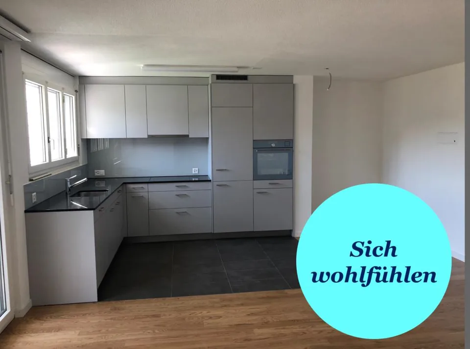 Renovierte Wohnung mit Sicht auf den Pilatus