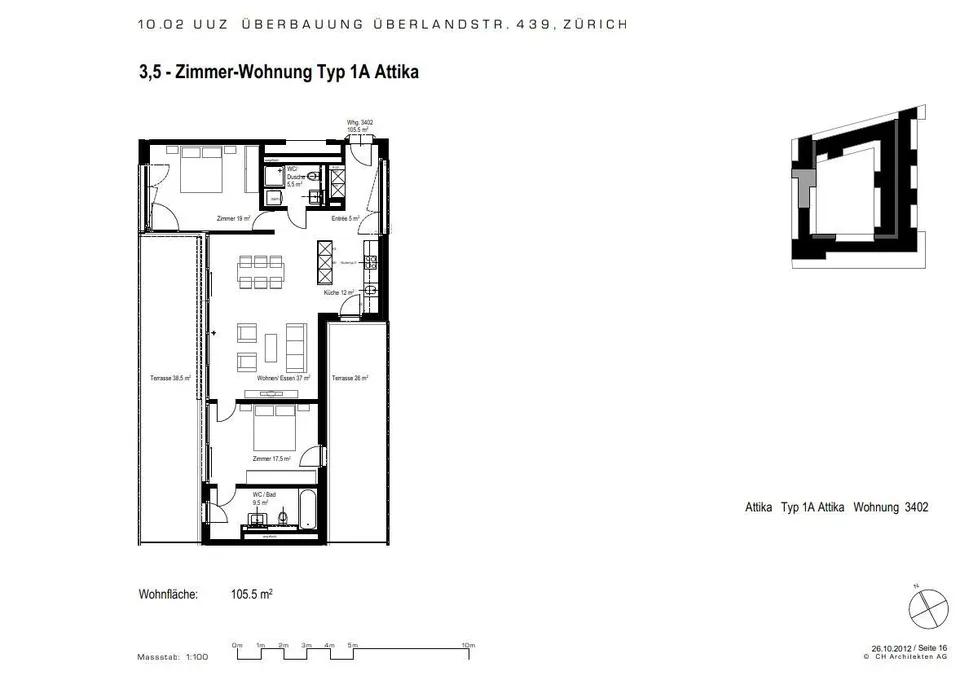 3.5 Zimmerwohnung in Zürich – Foto 12 von 12
