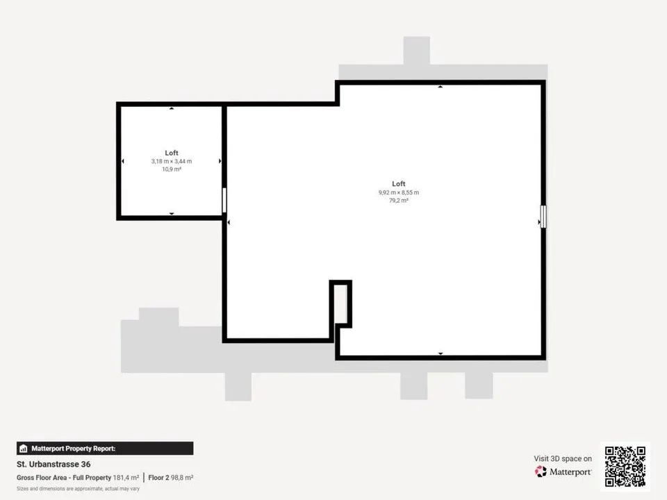 Spacious 2.5 room loft apartment with gallery floor – photo 11 of 12