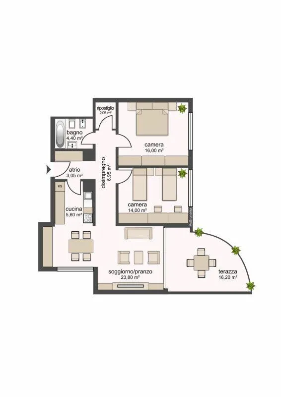 5200, Morbio Inferiore, Via Pascuritt 3, Apartment 211